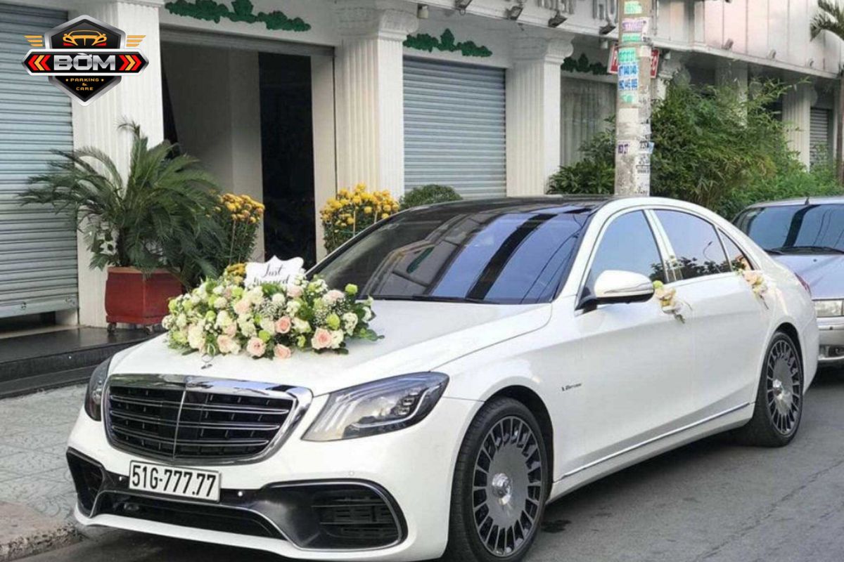 cho thuê xe cưới 4 chỗ Mercedes